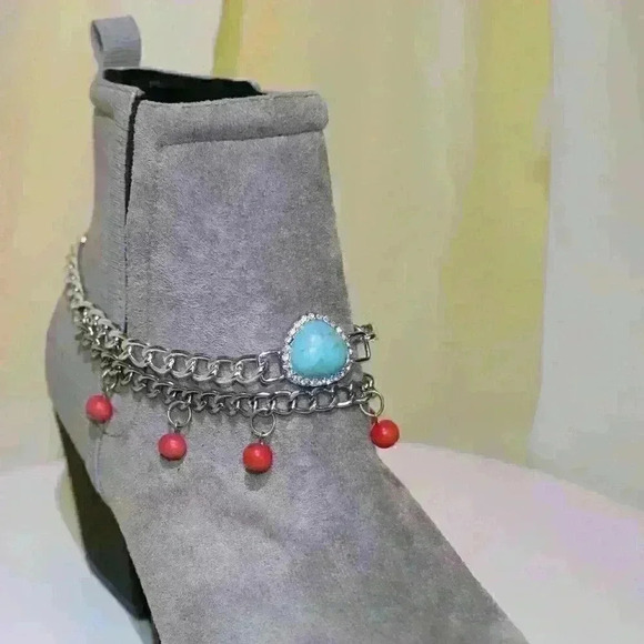 Handmade Repurposed Vintage and Vintage Inspired Multi Strand Silver Toned - Picture 1 of 4